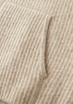 Men's zip-up waffle-knit hoodie — additional view