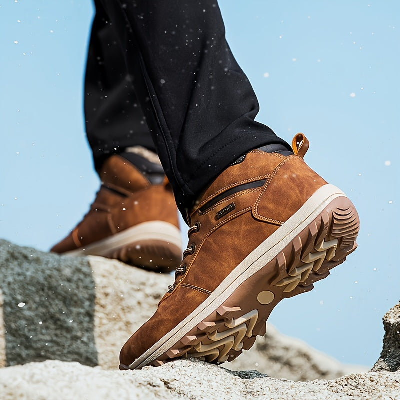 Men's insulated low-cut hiking shoes — additional view