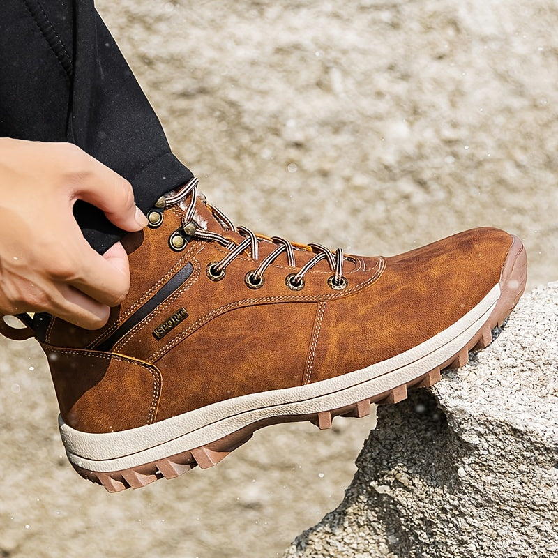 Men's insulated low-cut hiking shoes — additional view