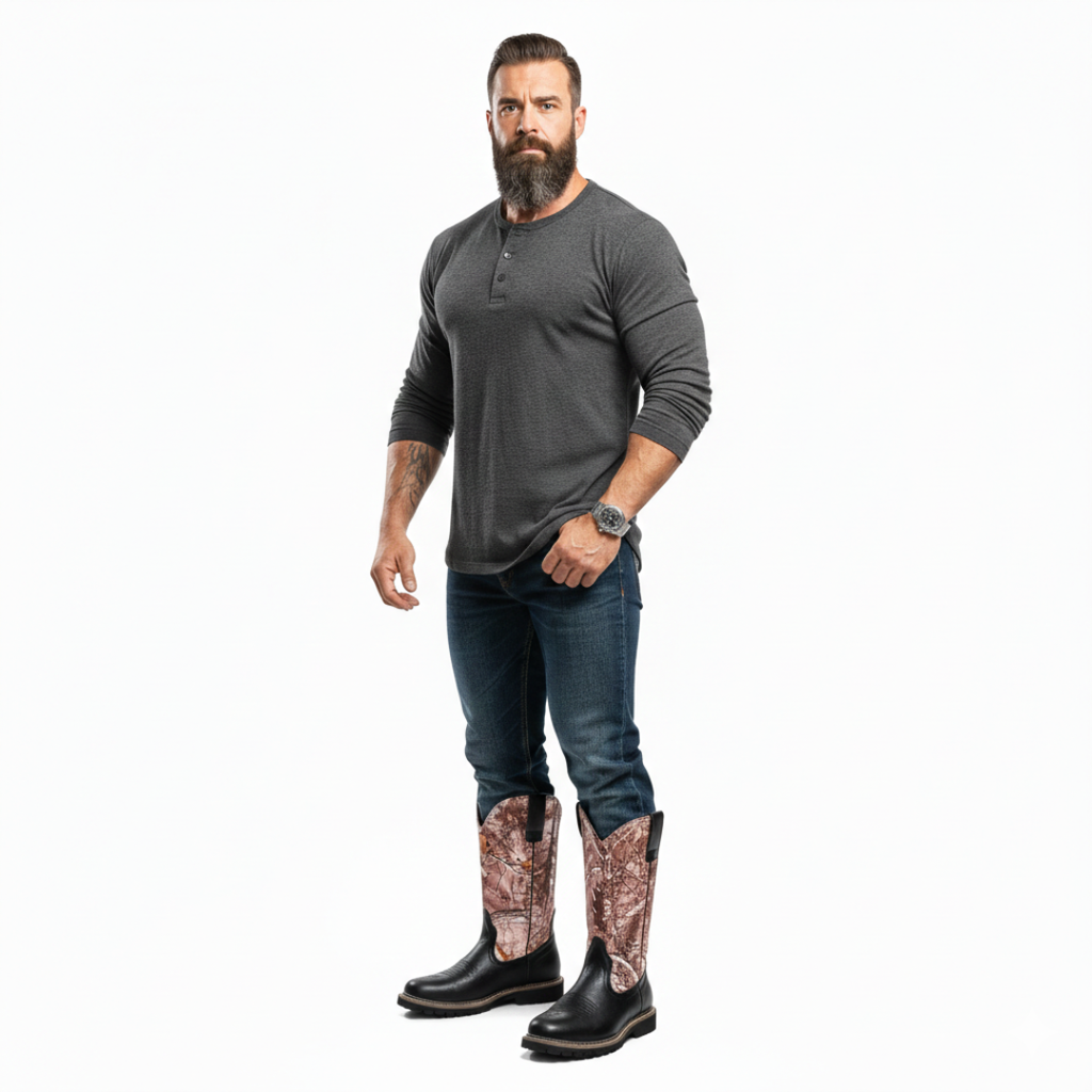 Men's waterproof pull-on hunting boots — additional view