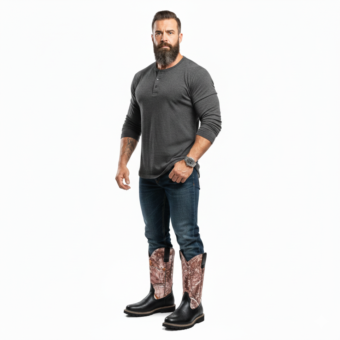 Men's waterproof pull-on hunting boots — additional view