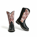 Men's waterproof pull-on hunting boots in black — additional view