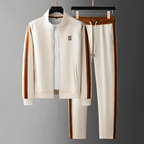 Men's two-piece zip hoodie tracksuit set — additional view