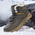 Men's thermal non-slip snow boots in gray — additional view