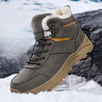 Men's thermal non-slip snow boots in gray — additional view