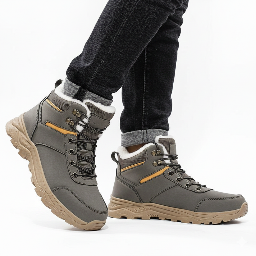 Men's thermal non-slip snow boots