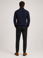 Men's jacquard quarter-zip sweater — additional view