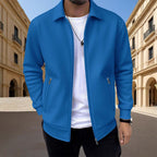 Men's slim-fit zip pocket cardigan — additional view