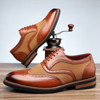 Men's brogue oxford dress shoes — additional view
