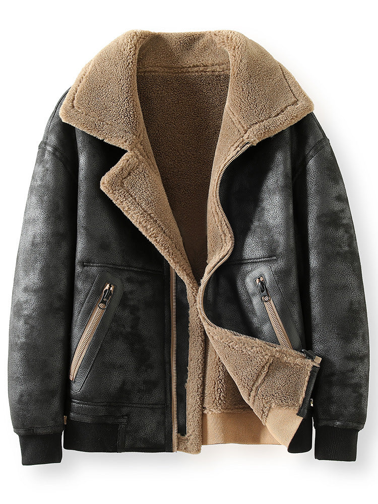 Men's reversible fleece jacket