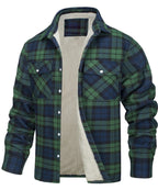 Men's single-breasted checked coat — additional view