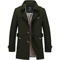 Men's mid-length cotton casual jacket — additional view
