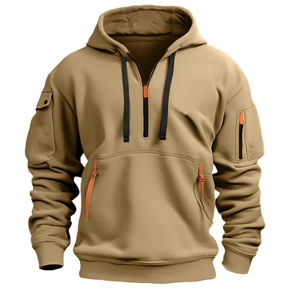 Men's hooded pocket pullover — additional view