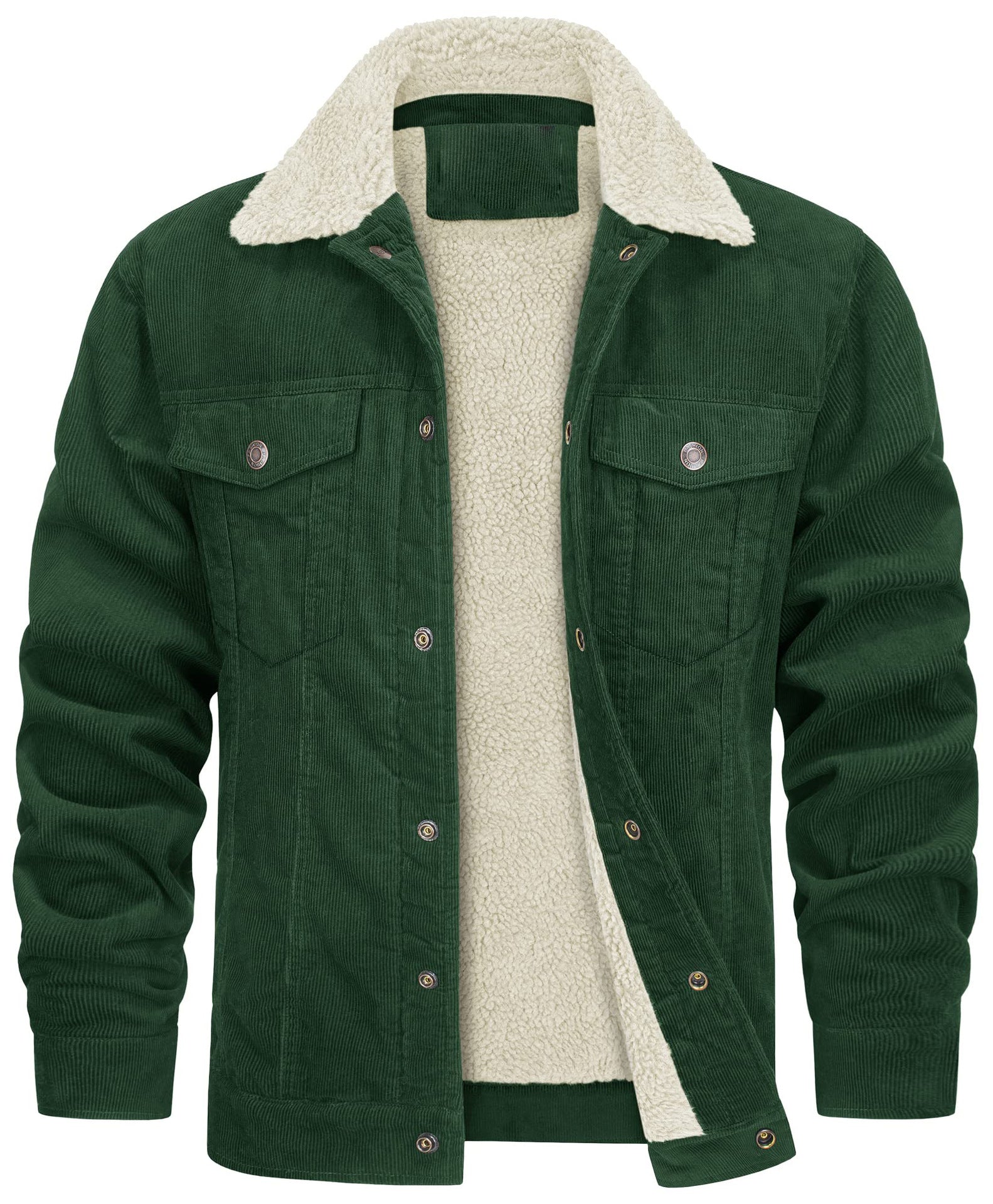Men's corduroy fleece-lined jacket — additional view