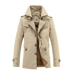 Men's mid-length cotton casual jacket — additional view