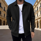 Men's slim-fit zip pocket cardigan — additional view