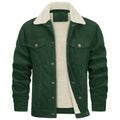 Men's corduroy fleece-lined jacket