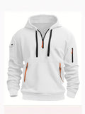 Men's hooded pocket pullover — additional view