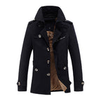Men's mid-length cotton casual jacket — additional view