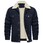 Men's corduroy fleece-lined jacket — additional view