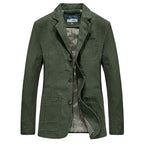 Men's mid-length cotton casual jacket — additional view