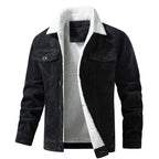 Men's corduroy fleece-lined jacket — additional view