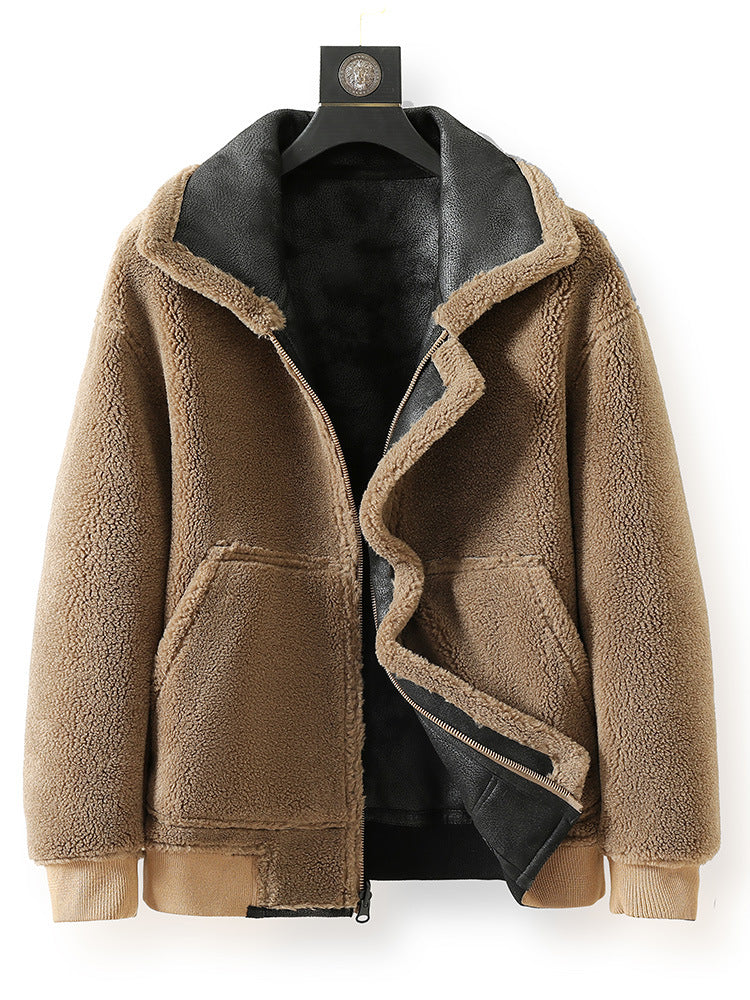 Men's reversible fleece jacket — alternate view