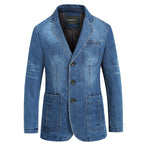 Men's mid-length cotton casual jacket — additional view