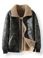 Men's reversible fleece jacket — detail view