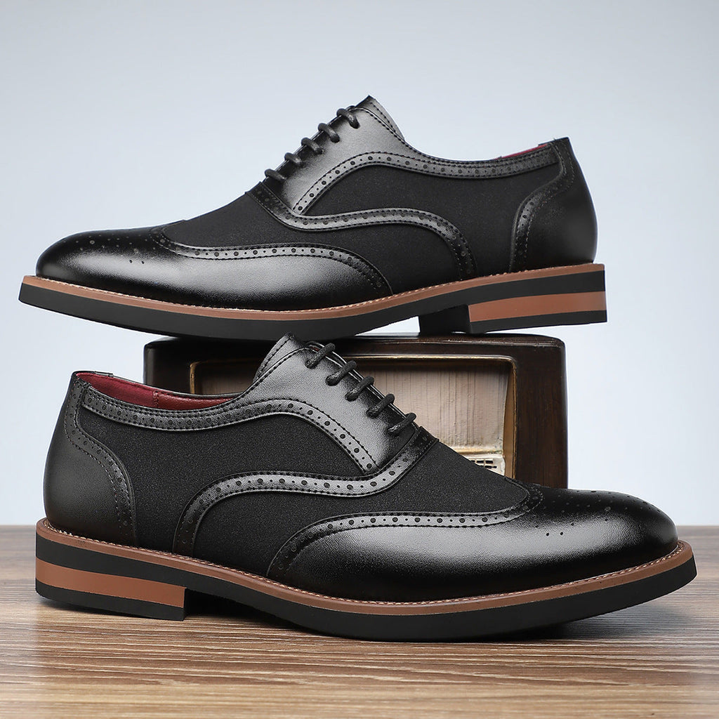Men's brogue oxford dress shoes — additional view