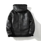 Men's zip-up sherpa-lined hooded jacket — additional view