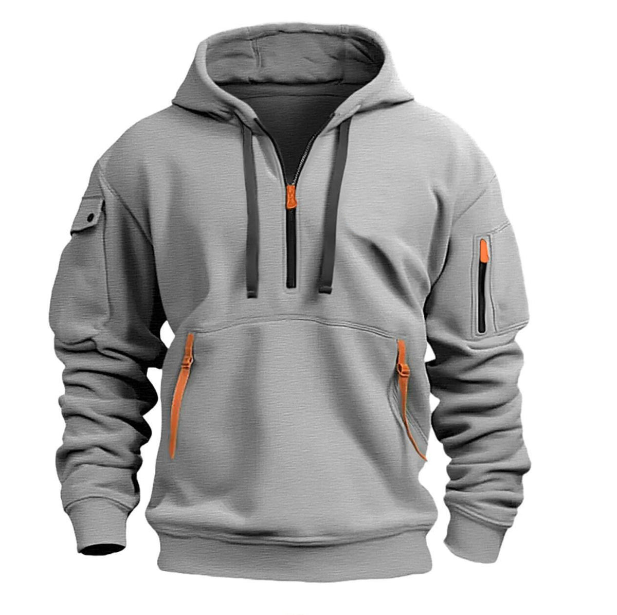Men's hooded pocket pullover — additional view