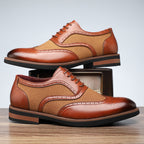 Men's brogue oxford dress shoes — additional view
