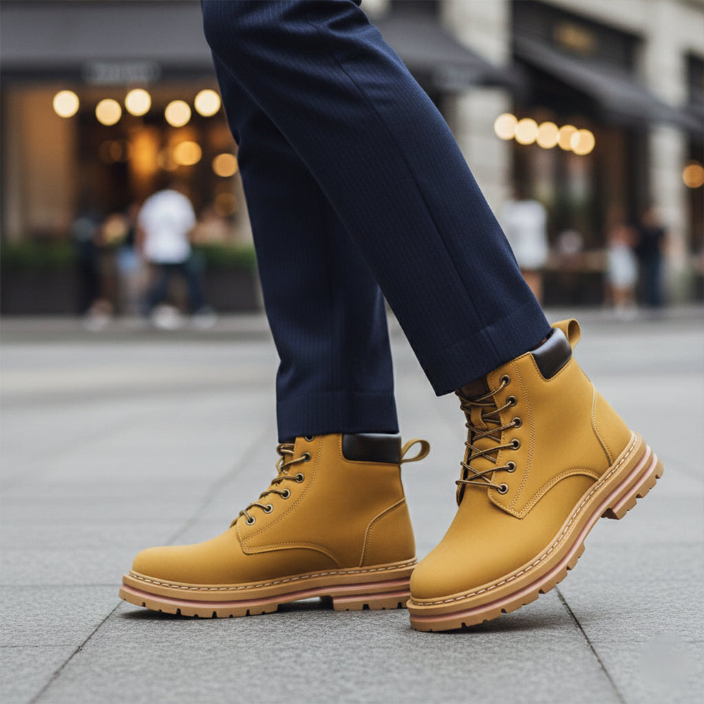 Men's fur-lined insulated snow boots — additional view