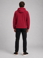 Men's windproof hooded fleece jacket — detail view