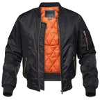 Men's padded harrington bomber jacket — additional view