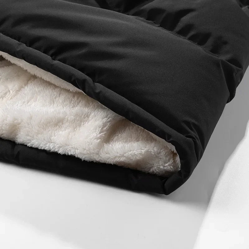 Men's relaxed zip-up down jacket — additional view