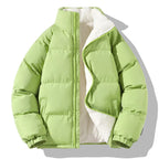 Men's relaxed zip-up down jacket — additional view