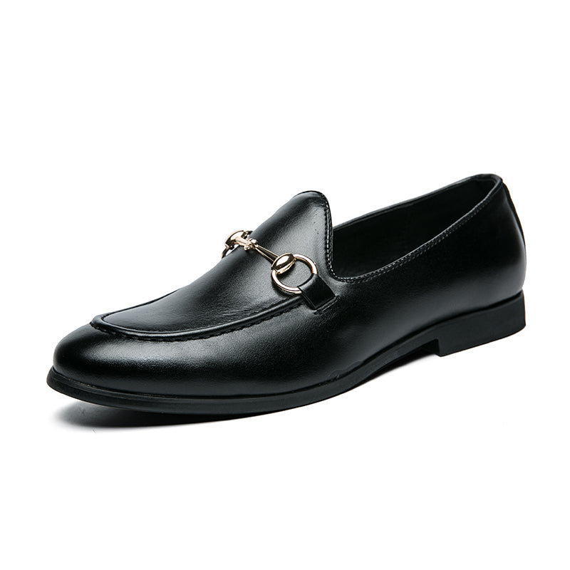 Men's bit buckle leather loafers — additional view