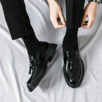 Men's leather penny loafers — additional view