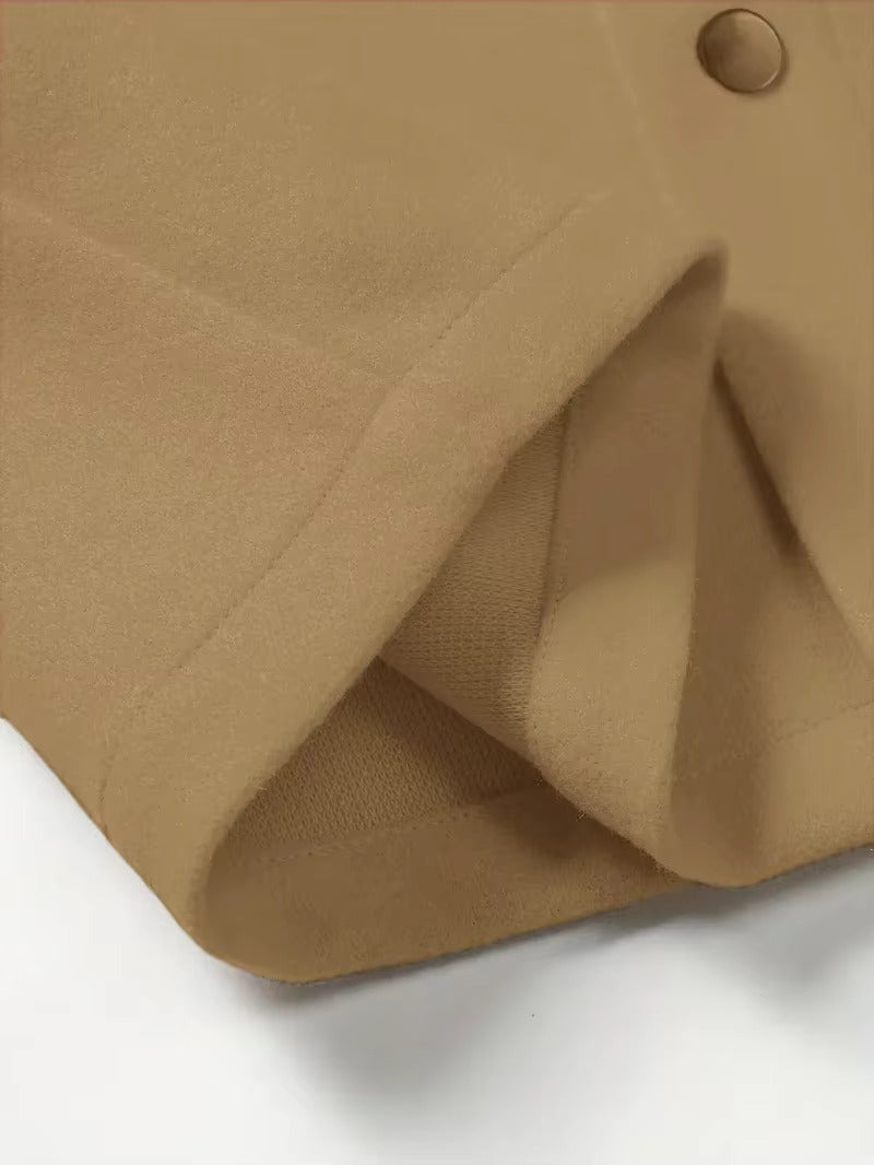 Men's wool button-up shirt jacket — additional view