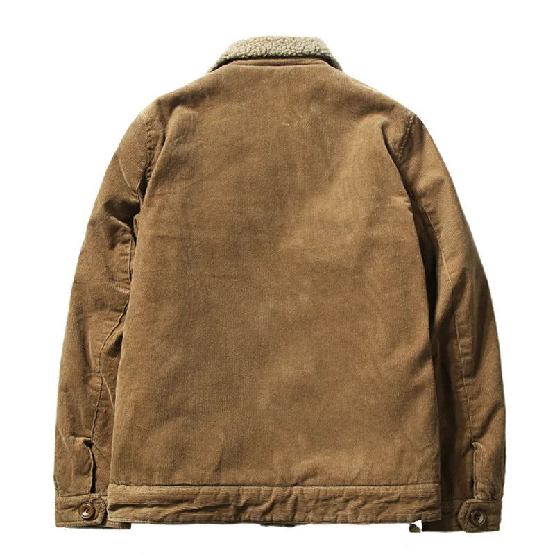 Men's sherpa-lined rugged work jacket — alternate view