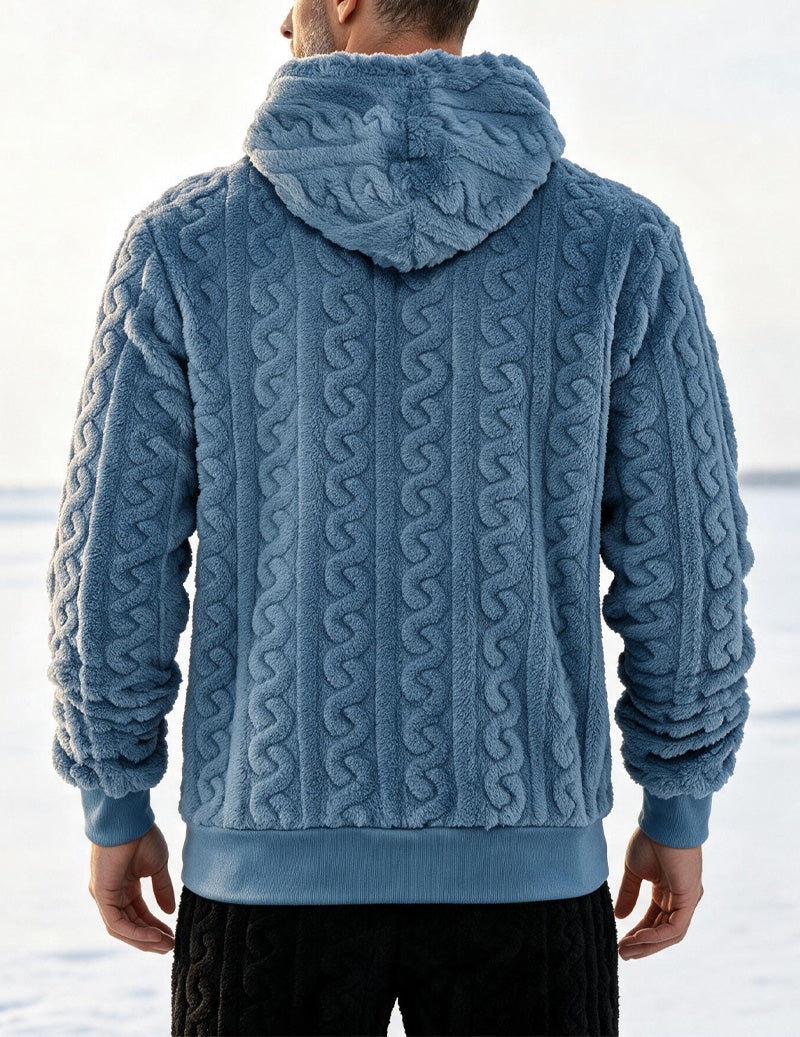 Men's half-zip zip-up pullover — additional view