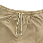 Men's corduroy drawstring sweatpants — detail view