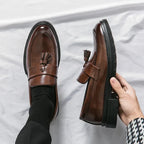 Men's leather penny loafers — additional view