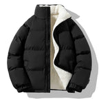 Men's relaxed zip-up down jacket — additional view