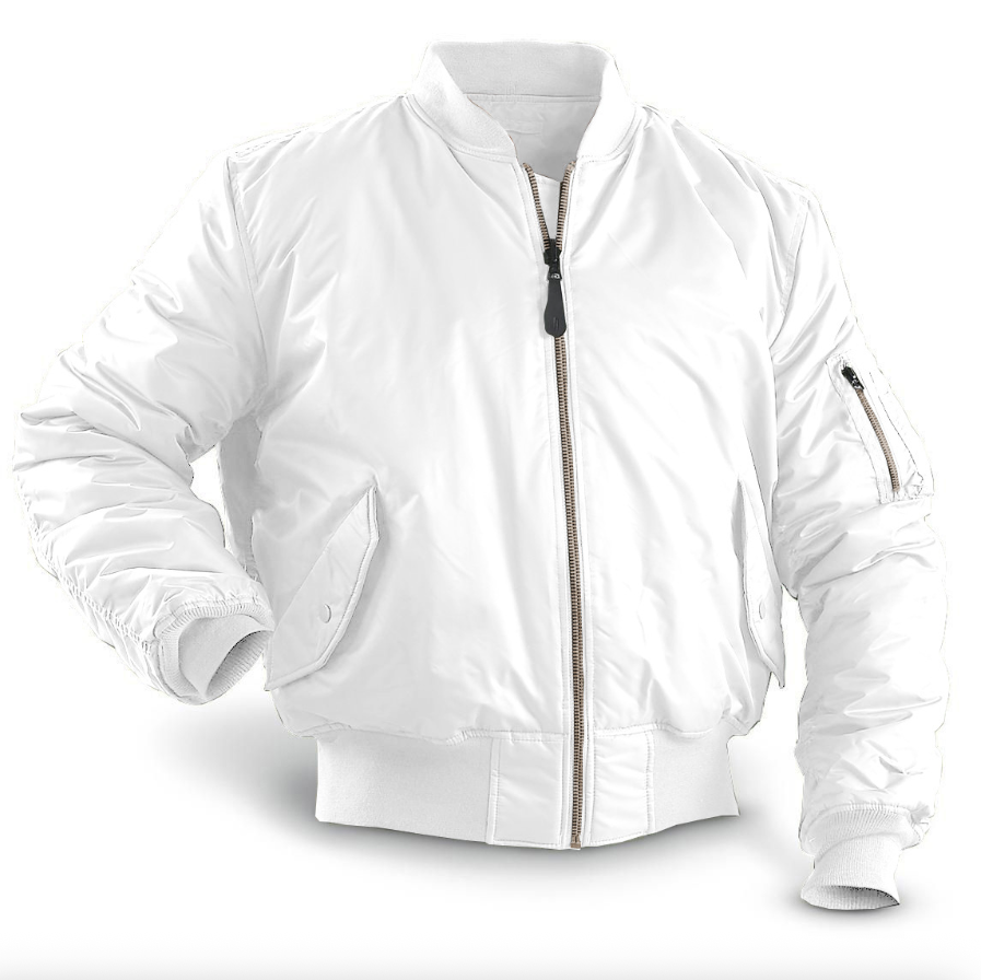 Men's padded harrington bomber jacket in win — additional view
