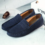 Men's suede penny loafers — additional view