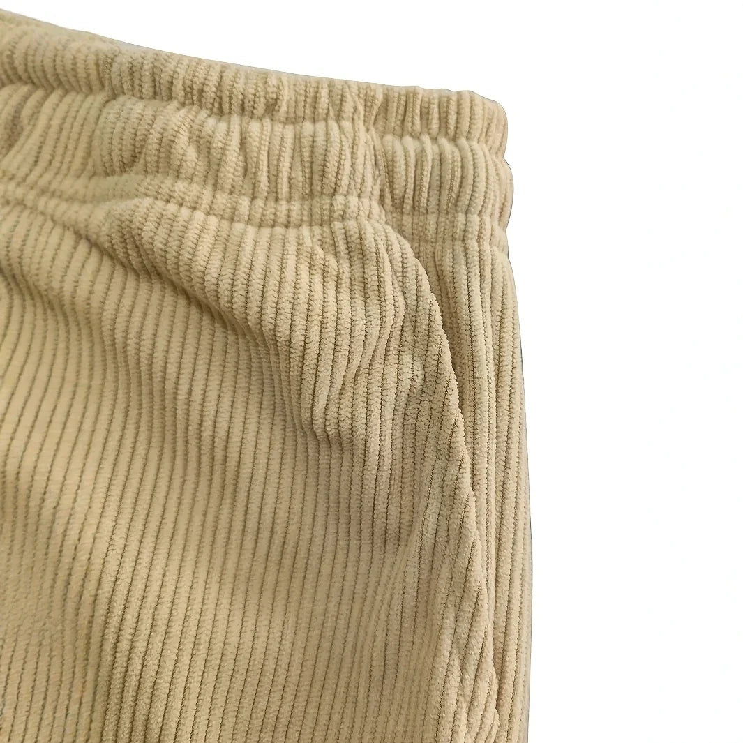Men's corduroy drawstring sweatpants — additional view