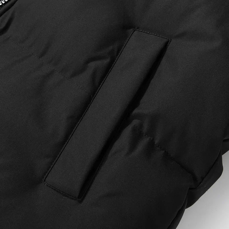 Men's relaxed zip-up down jacket — additional view